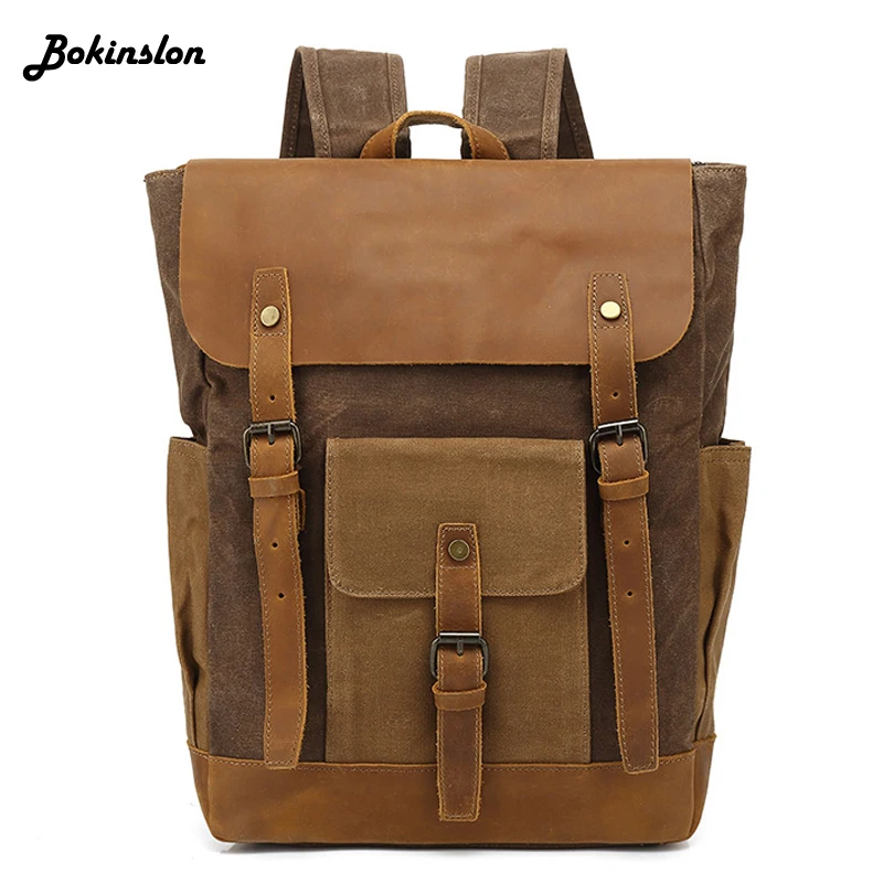 Bokinslon Backpack Male Outdoor Sports Climbing Bag Travel Fashion Man Student Schoolbag | Багаж и сумки