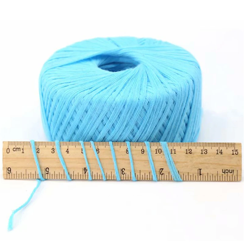 125 г чесаные толстые пряжи вязаный свитер одеяло крючком пряжа из чистого хлопка ручной помахать корзина