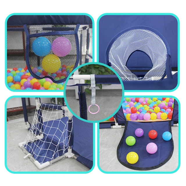 IMBABY Kids Furniture Playpen For Children Large Dry Pool Baby Playpen Safety Indoor Barriers Home Playground Park For 0-6 Years 3