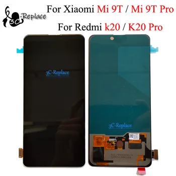 

Black 6.39 ” For Xiao mi Redmi k20 / K20 Pro / Mi 9T / Mi9T Pro Global LCD Display Touch Screen Digitizer Assembly Replacement