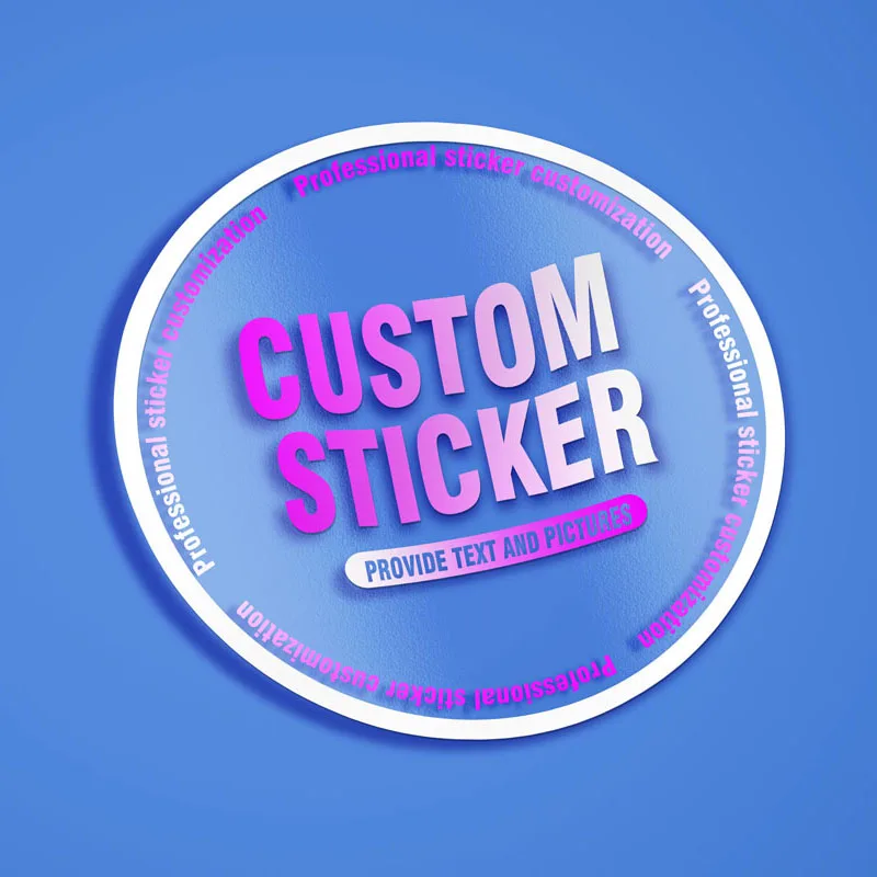 Custom Sticker And Customized LOGO Wedding  Design Your Own Stickers Personalized Adhesive Round Label For Packing