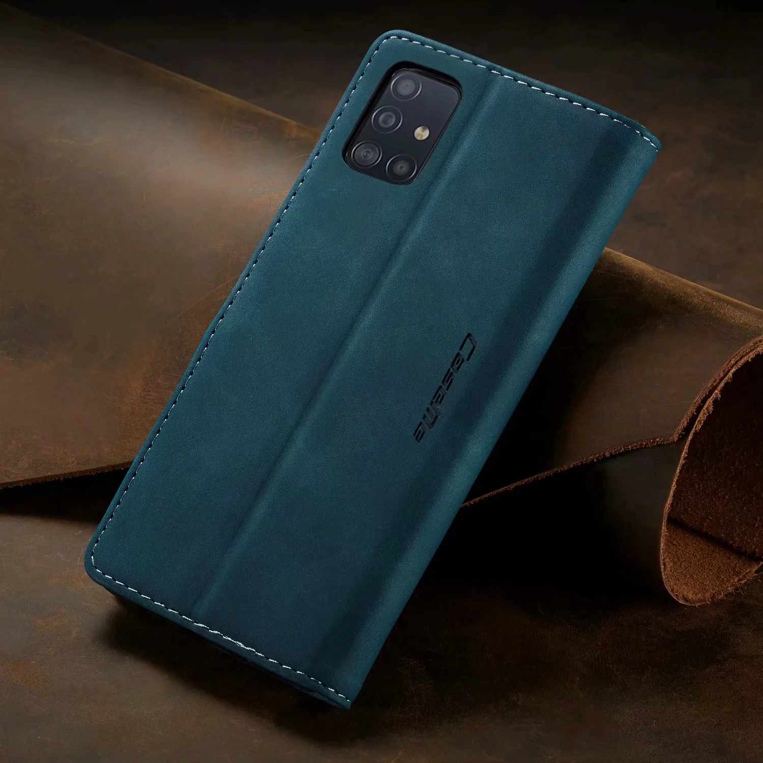 Leather Phone Case A52 Flip Leather Case for Samsung A51 A21S A31 A41 A72 A71 A32 A50 A70 A30 A20 A10 S21 S20 Ultra FE S10 S9 S8 Plus