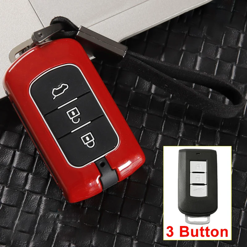 SKU图片-New-hot-sale-Zinc-alloy-Silicone-car-key-case-cover-keychain-For-Mitsubishi-Outlander-2016-Lan (5)