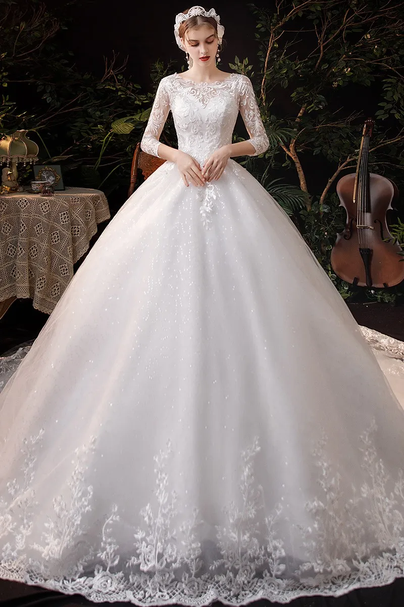 floral elegant dress Ava Presley Sequin Floral Prom Dress 40120