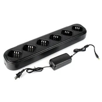 

Portable Charger MD-280 Six-way Universal Charger Single-Row Rapid Charger for Motorola Walkie Talkie Transceiver