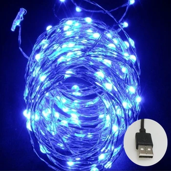 

2m Copper Garden Fairy Wedding Led Party Flexible 3V USB String Lights