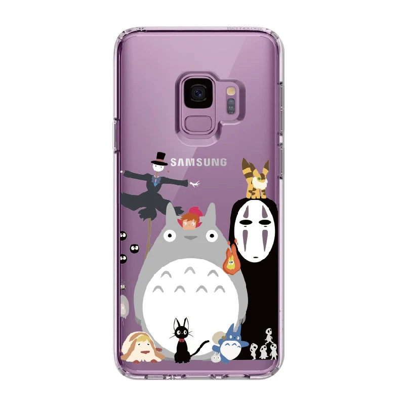 1 Тоторо Унесенные призраками Ghibli Kaonashi для samsung Galaxy Note 8, 9, 10, A7 A8 S8 S9 S10 Plus мягкий TPU crystal прозрачный защитный чехол - Цвет: 1