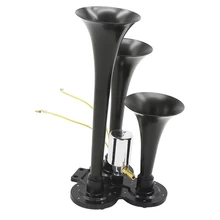 Автомобиль Мотоцикл 150 дБ тройной трубы звуковой сигнал поезда с электрическим соленоидным