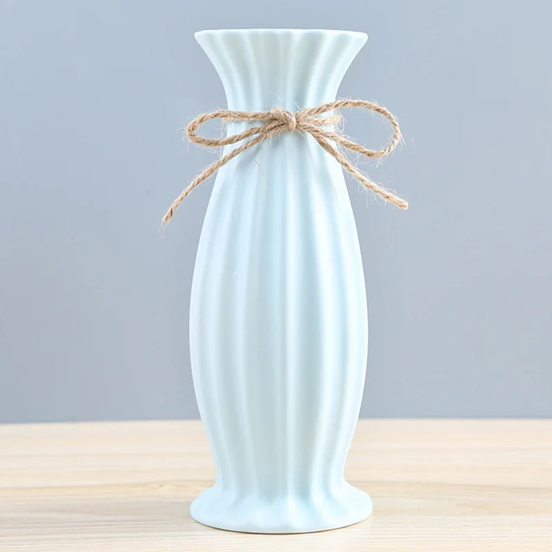Новая нордическая ваза для украшения интерьера Современная матовая керамика вазы фарфоровая ваза для цветов для свадебного украшения вазы для цветочных подарков LC