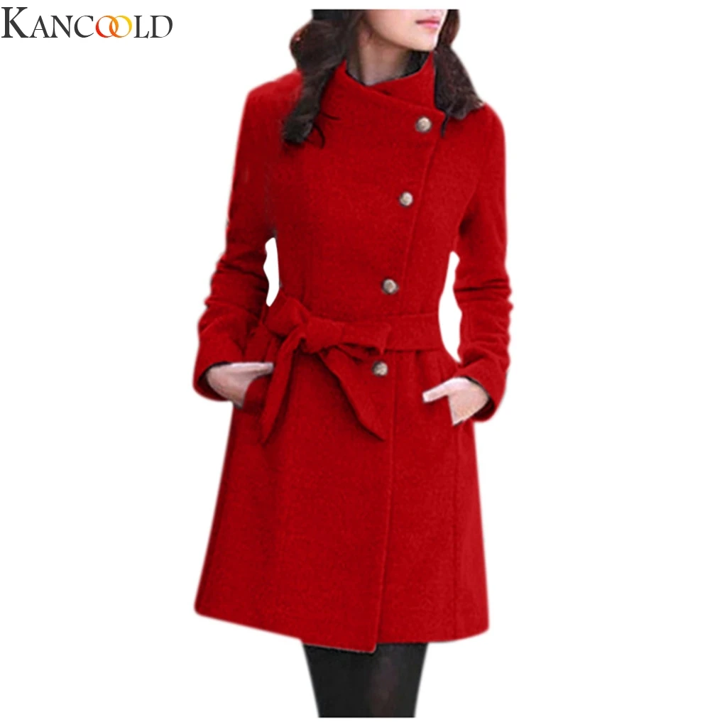 Goede Kancoold Vrouwen Winter 1 Pc Trenchcoat Voor Vrouwen Double Breasted Slim Fit Lange Lente Jas Herfst Bovenkleding Jas Uitloper