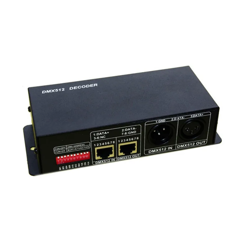Контроллер декодера для светодиодов DMX512 постоянный ток DC12-24V 1 шт. DMX-KA-HL-350MA | Лампы