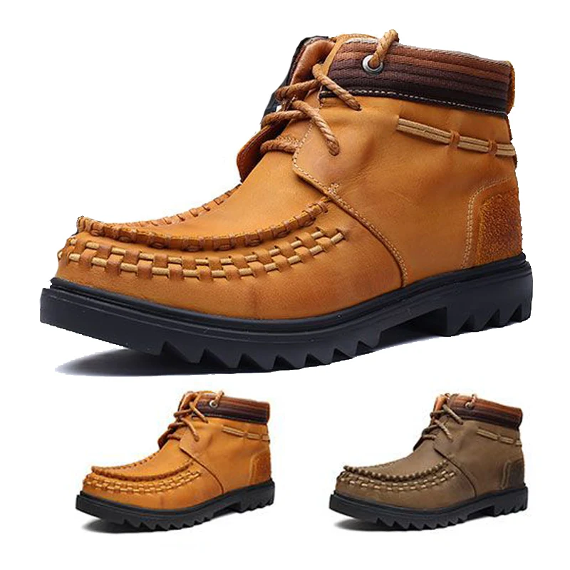 

Military Army Men Boots Winter Lace Up Waterproof Combat Ankle Tactical Snow Boot Man Work Shoes 7#15/15D50