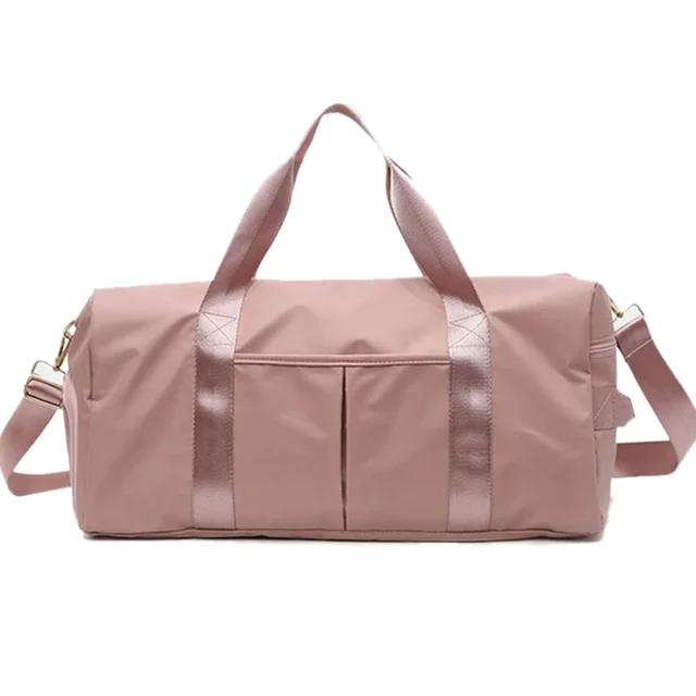 US $12.88 Outdoor Waterproof Nylon Sports Gym Bags Men Women Training Fitness Travel Handbag Yoga Mat Sport B