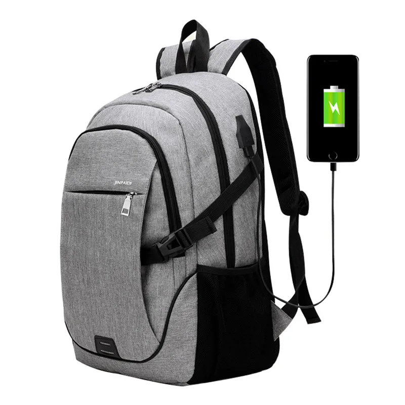 DIHOPE New Men Business Laptop Backpack With USB Charging Port Anti Theft Travel Bag 15.6 Inch Computer Notebook Mochila Male | Багаж и