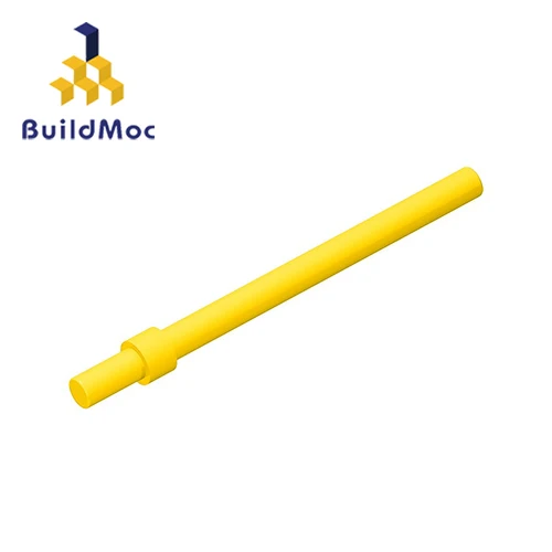 BuildMOC 63965 18274 бар 6L с Стоп-кольцом для строительных блоков части DIY логотип развивающие творческие подарочные игрушки - Цвет: Темно-серый