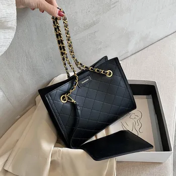 

2020 Fashion Shoulder Bag Women Travel Bags Leather Pu Quilted Bag Female Luxury Handbags Women Bags Designer Sac A Main Femme