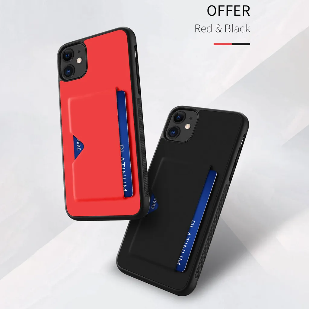 Модный защитный чехол для телефона с отделением кредитных карт IPhone11 Pro Max 6 5 дюйма