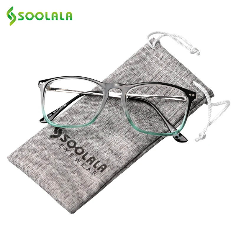 SOOLALA, квадратные очки для чтения, мужские очки, солнцезащитные очки, очки для чтения, женские очки для дальнозоркости+ 0,5 0,75 1,0 до 4,0 5,0 6,0