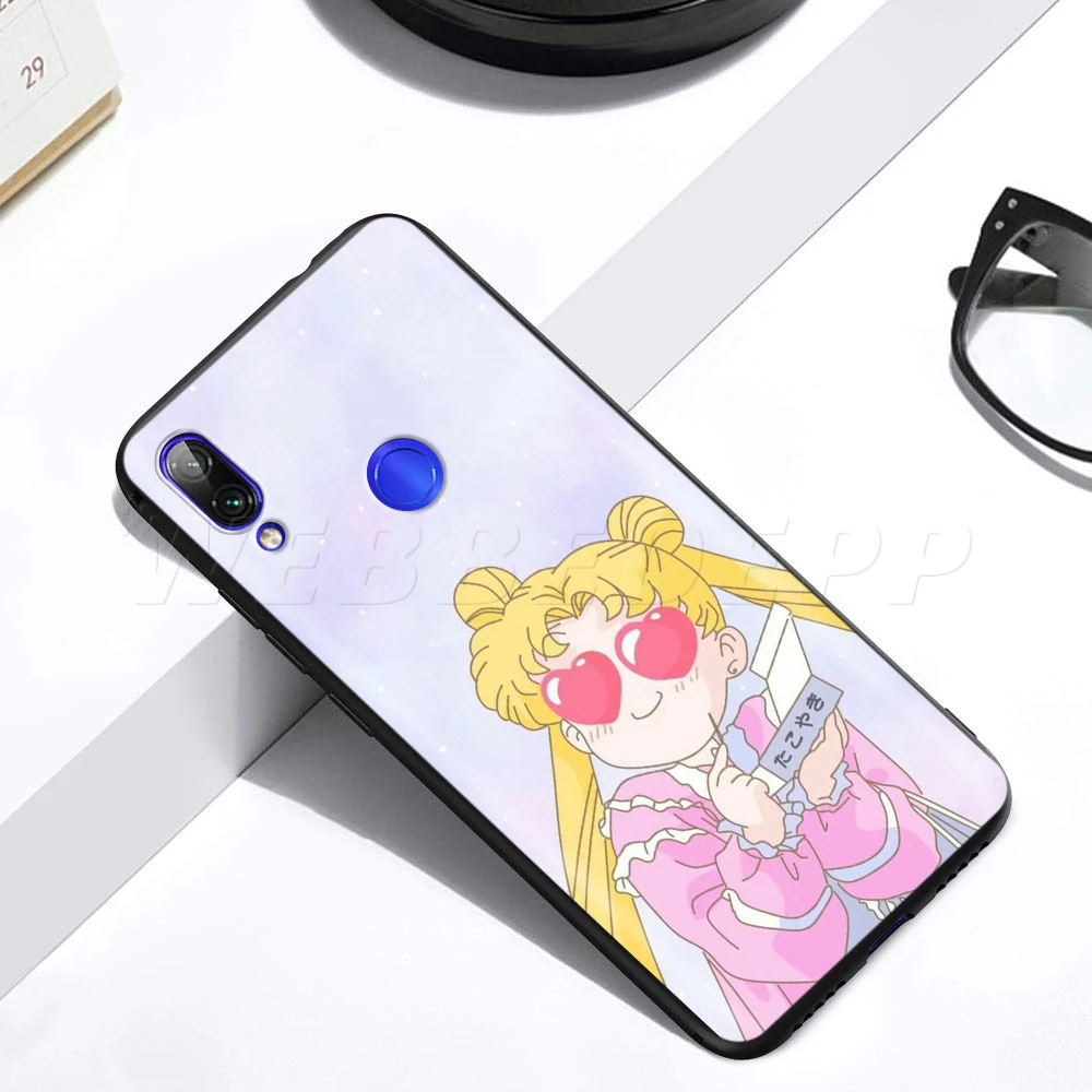 Сейлор Мун милый чехол для Xiaomi Redmi Note 8 MI 3 6 9 A1 A2 A3 8A 6X 9T CC9 Lite SE Pro Max F1 10|Бамперы| |