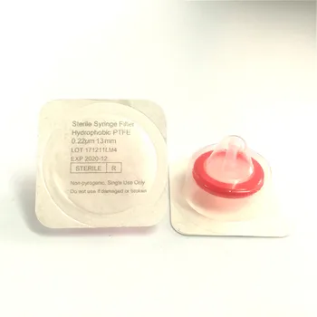 

Sterile Syringe Filter Hydrophobic PTFE 13mm 0.22um Made By Teflon Microporous Needle Filtration Filter Acid & Alkali 100pcs