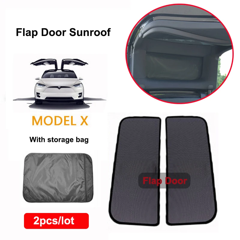 BunnyBird Car Side Window Sun Shade - for Tesla Model Y 2020-2023 - Au