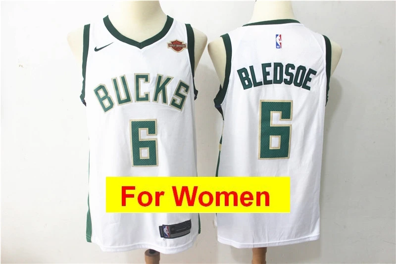 Бежевый Баскетбольные майки Milwaukee Giannis Antetokounmpo Eric Bledsoe - Цвет: Бежевый