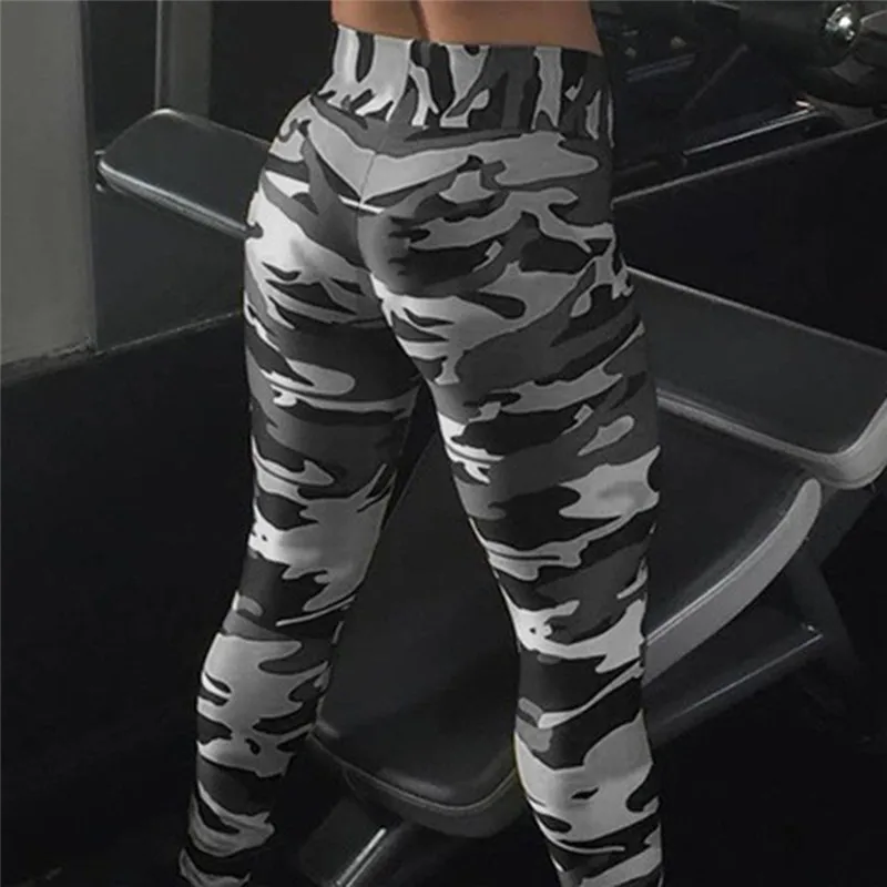New Fashion 2020 Camouflage Printing Elasticity Leggings Camouflage Fitness Pant Legins Casual  Legging For Women