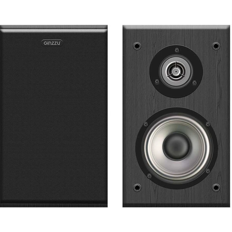 Колонки GINZZU GM 312 2.0 черный|Компьютерные АС| |