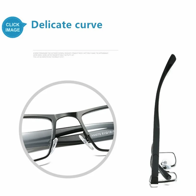 Высококачественные мужские очки для чтения из сплава с металлической оправой, очки для пресбиопии, женские увеличительные легкие черные квадратные солнцезащитные очки+ 150