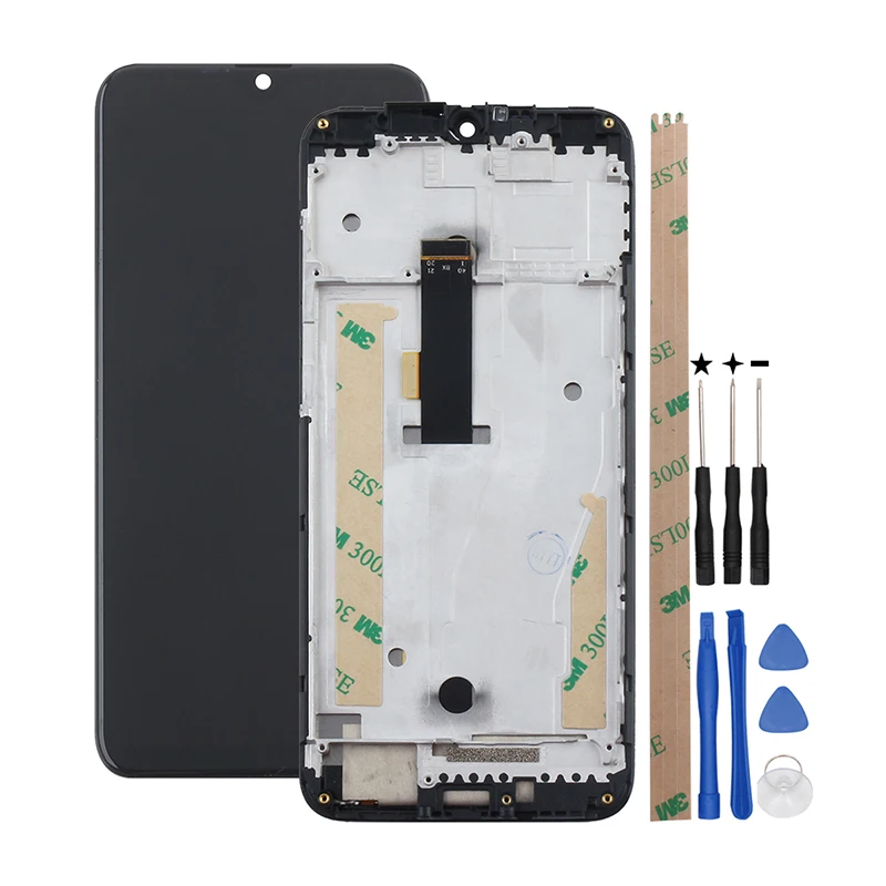Ocolor для Ulefone power 6 ЖК-дисплей и сенсорный экран с заменой рамки+ Инструменты+ клей для телефона Ulefone power 6+ пленка