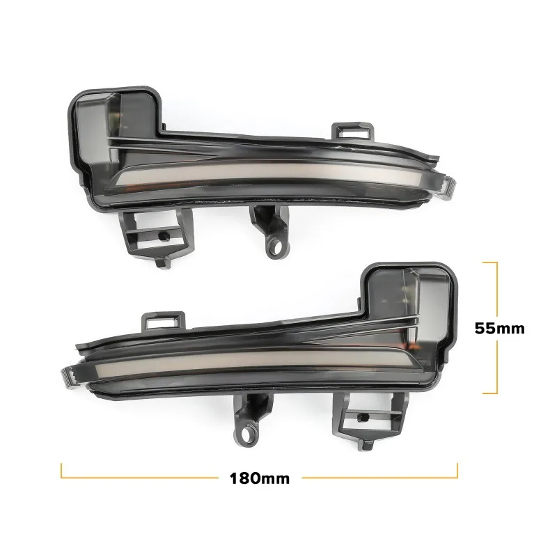 2 шт. Динамический светодиодный указатель Поворота Боковой индикатор для зеркала мигалка последовательный для Skoda Superb A7