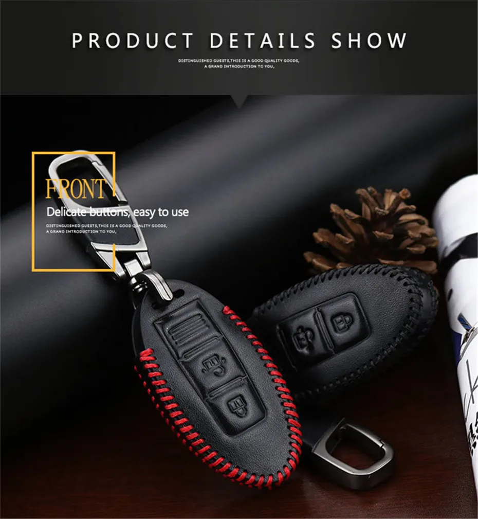 KUKAKEY ключ чехол Крышка для Infiniti Q30 Q50 FX35 FX QX70 QX60 QX30 G37 G35 G25 EX Livina автомобиль цепь для ключей брелок держатель аксессуары для ванной комнаты