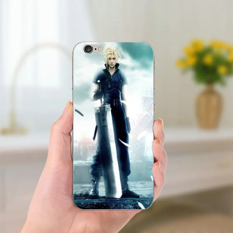 Модный Final Fantasy Noctis для iPhone 8 7 6 6S Plus X 5 5S SE 5C 4 Coque Shell модный силиконовый мягкий чехол для телефона из ТПУ