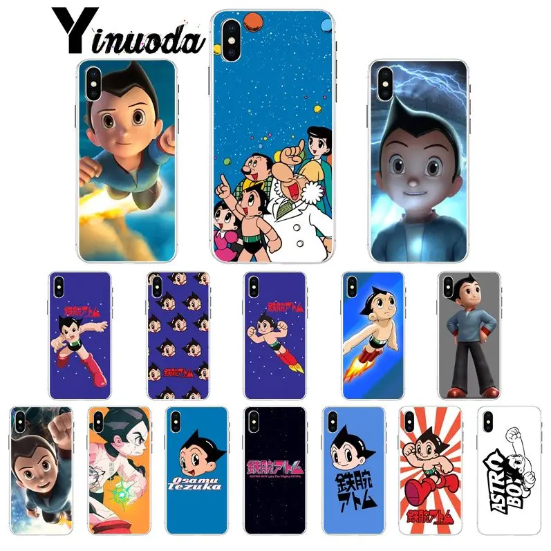 

Yinuoda cartoon cute Astro Boy Transparent Silicone Phone Case Cover for Apple iPhone 8 7 6 6S Plus X XS MAX 5 5S SE XR Cover