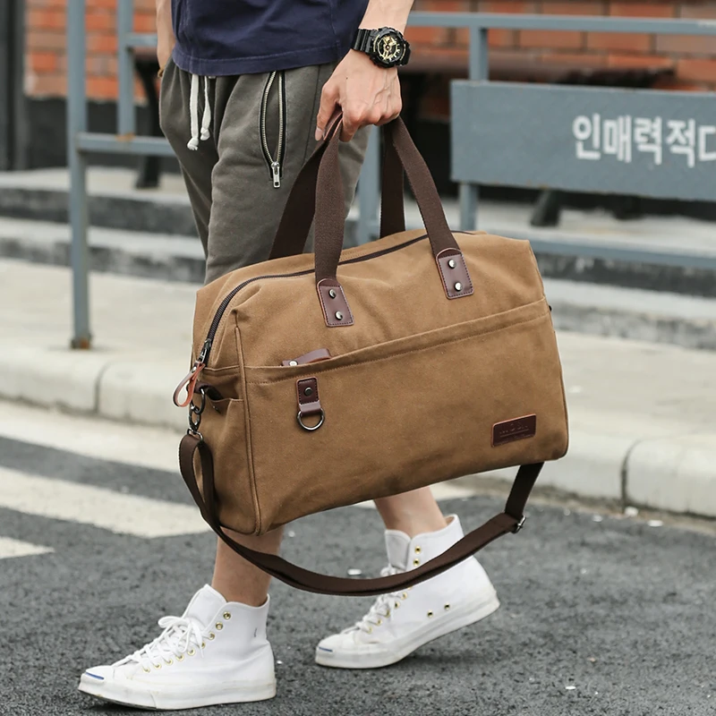 

Tidog Korean Version of the Bulk Bag Canvas Hand tote Bag