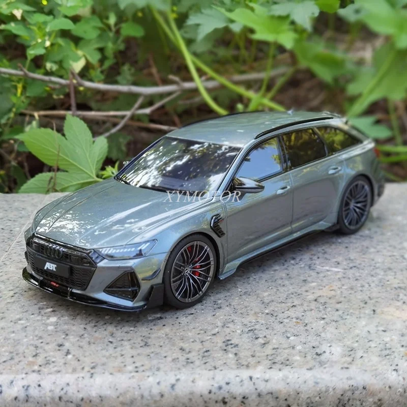 GT Spirit 118 For Audi RS6 ABT C8 RS6R 2020 Resin Diecast Model Wagon Car Kids Toys Gifts For Display Collection Ornaments