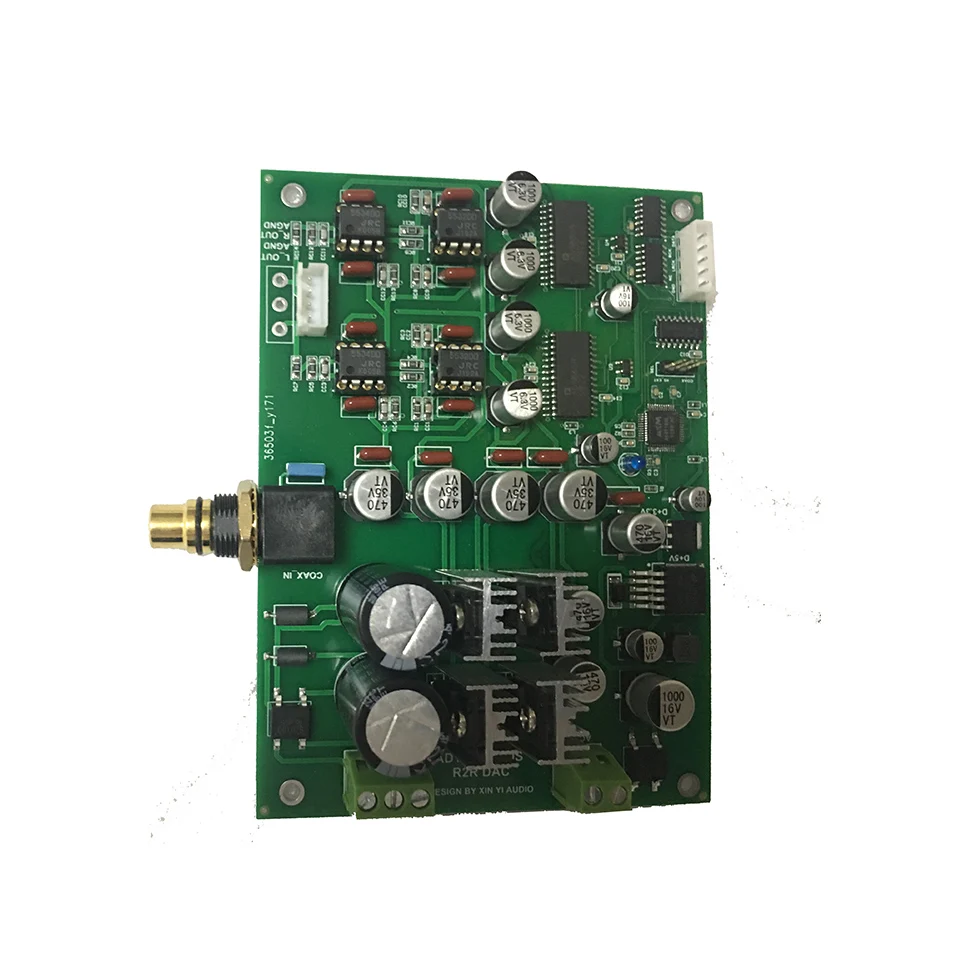 AD1865R NOS DAC Vinyl Style Decoding Board Coaxial Input AK4118 24BIT 192KHZ Dual Parallel R2R DAC Equivalent to TDA1541 PCM63