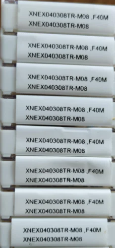 10 шт. вставки карбида XNEX040308TR-M08 F40M