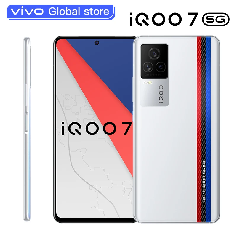  Vivo Оригинал iQOO 7 5G Смартфон Snapdragon 888 120 Вт Dash зарядка 120 Гц частота обновления Android 11 оригинальный телефон 
