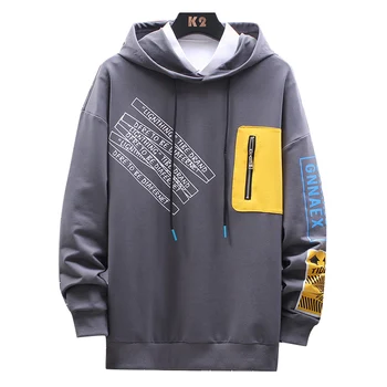 

Print Autumn Spring 2020 Hoodie Sweatshirt Mens Hip Hop Punk Pullover Streetwear Casual Fashion Clothes Plus Size 5XL