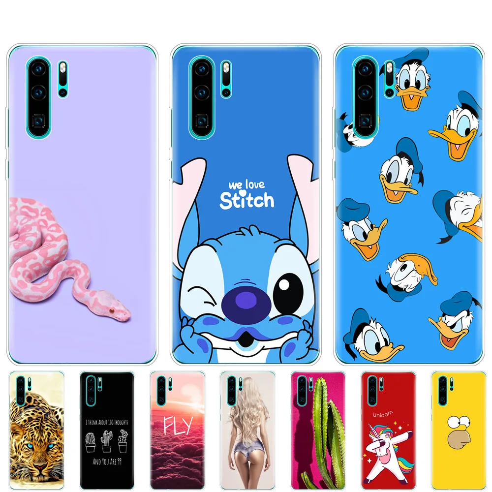 

for Huawei P30 Pro Case bumper Silicone TPU Phone Back Cover On for Huawei P30 Pro VOG-L29 ELE-L29 P 30 Lite coque shockproof