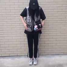 Summer Popular Brand Mesh Photography Vest Fishing Vest Men's Outdoor Workwear Multi-pockets Customizable Printed Words Voluntee