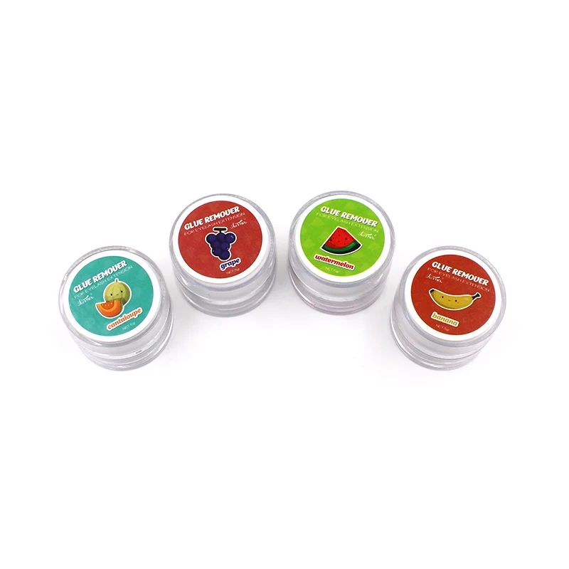 

Eyelash Glue Remover Cream Fruit Fragrancy Smell 5g Glue Remover for Eyelash Extensions Zero Stimulation Colle Faux Cil Remover