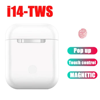 

Air I14 TWS Wireless Earphone Bluetooth 5.0 Mini Touch Control Stereo Headest Earbuds In Ear PK I9S I10 TWS For Phone Earphones