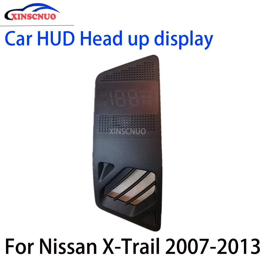XINSCNUO For Nissan X-Trail 2007-2013 OBD Car HUD Head Up Display Speedometer Projector Safe Driving Screen Airborne computer | Автомобили