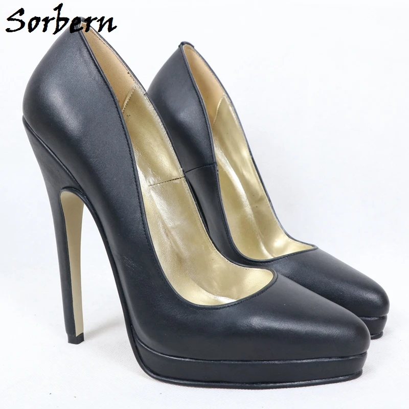 Ladies black pumps size 6 Clearance