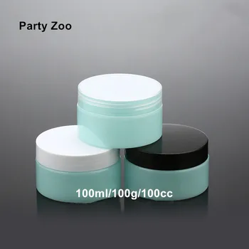

144 X 100ml New Tiffany Blue Facial Mask Storage Jar 100cc Thicken Body Lotion Container