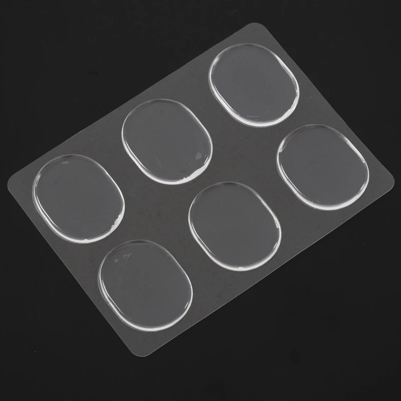 ELOS-12Pcs барабанный бесшумный коврик барабанный демпфер гелевые подушечки Snare Tom Drum глушитель бесшумный прозрачный ударный инструмент Аксессуары(Tr