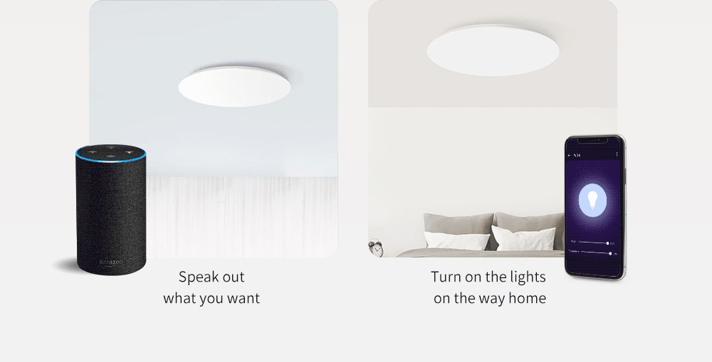 Yeelight YLXD42YL 480 мм 32 Вт 2200lm умный светодиодный потолочный светильник обновленная версия пылезащитный пульт дистанционного управления приложение Голосовое управление Регулируемый домашний комплект