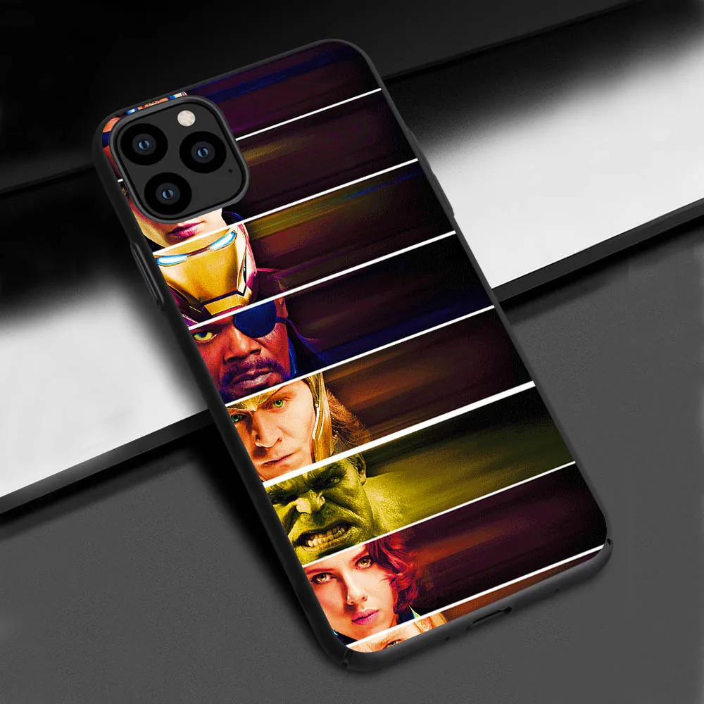 Капитан Америка для iPhone 11 Pro максимальный чехол для корпуса iPhone 6S SE 6 7 8 Plus XS Max XR чехол для телефона iPhone 7 8 Plus - Цвет: 15